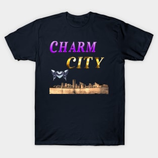 CHARM CITY BALTIMORE DESIGN T-Shirt